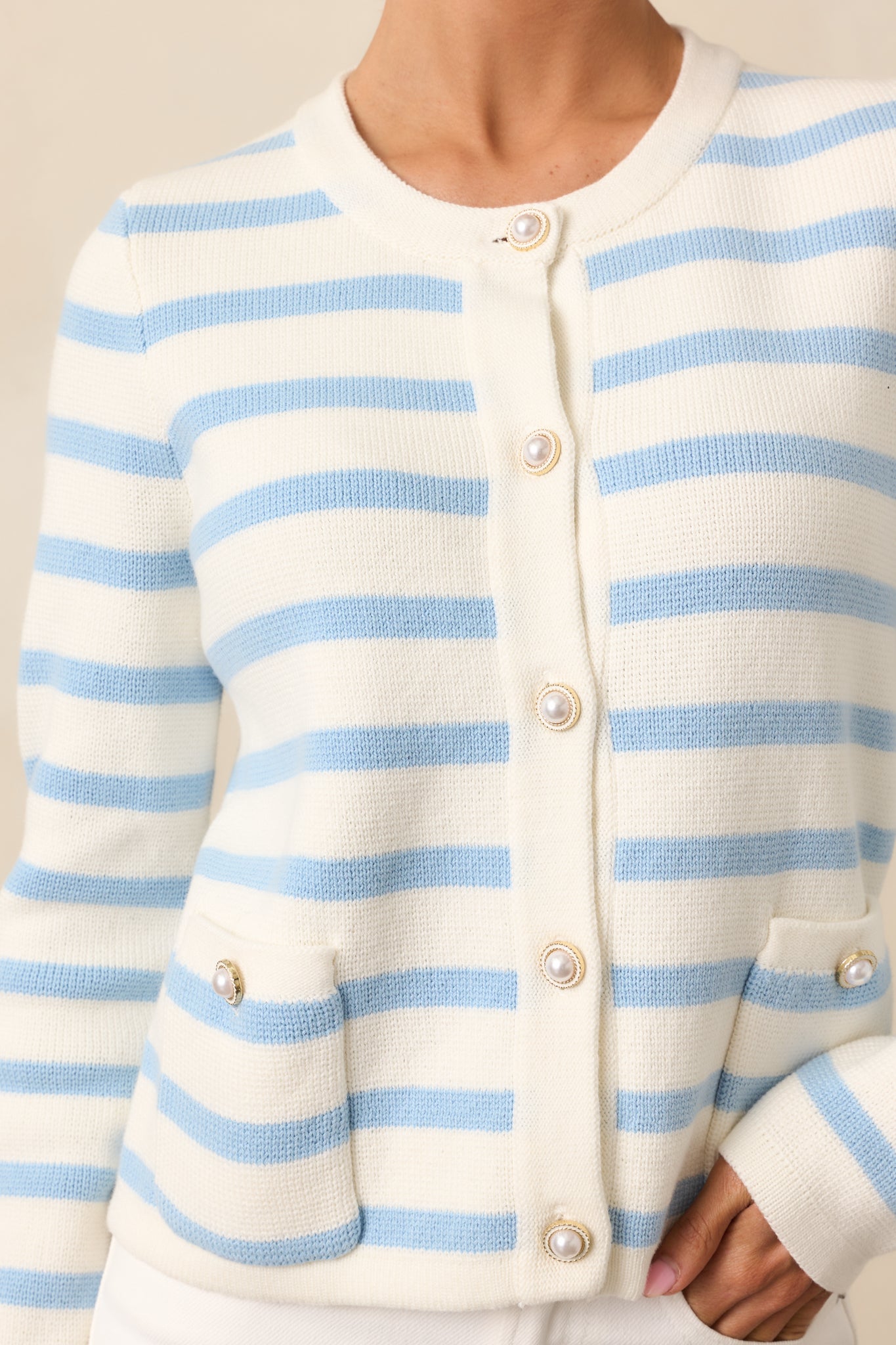 Kennedy Blue Belle Stripe Cardigan