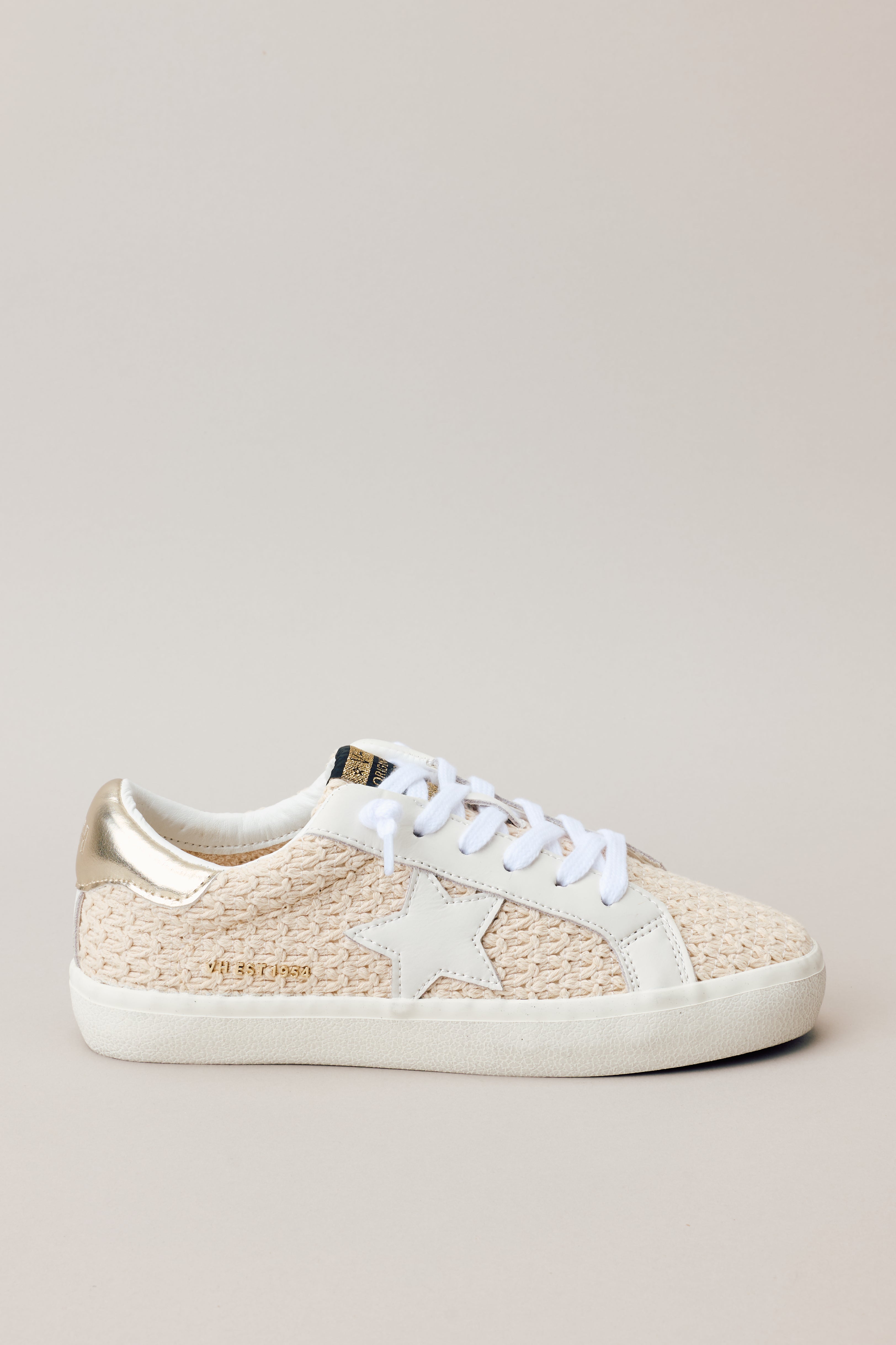 Vintage Havana Flair 43 Light Natural Crochet Sneaker